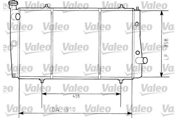 Valeo Ψυγείο, Ψύξη Κινητήρα - 730634