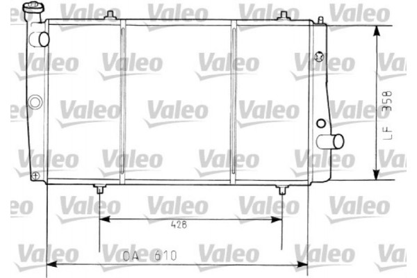 Valeo Ψυγείο, Ψύξη Κινητήρα - 730634
