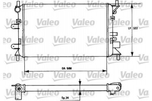Valeo Ψυγείο, Ψύξη Κινητήρα - 730857