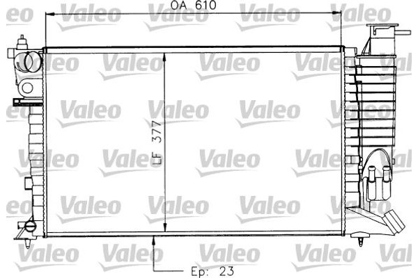 Valeo Ψυγείο, Ψύξη Κινητήρα - 730927