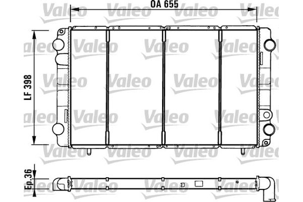 Valeo Ψυγείο, Ψύξη Κινητήρα - 730944