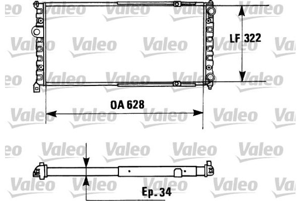 Valeo Ψυγείο, Ψύξη Κινητήρα - 730945