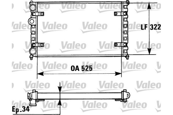 Valeo Ψυγείο, Ψύξη Κινητήρα - 730947