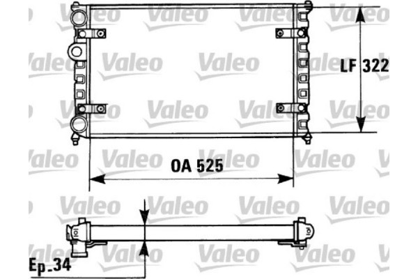 Valeo Ψυγείο, Ψύξη Κινητήρα - 730947