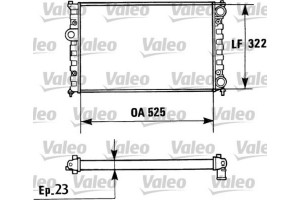 Valeo Ψυγείο, Ψύξη Κινητήρα - 730948
