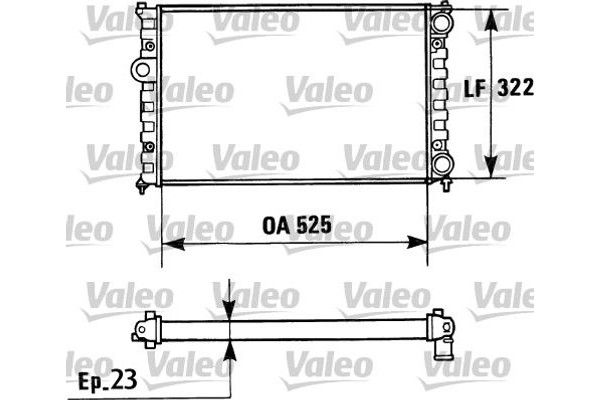 Valeo Ψυγείο, Ψύξη Κινητήρα - 730948