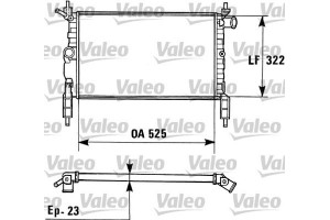 Valeo Ψυγείο, Ψύξη Κινητήρα - 730975