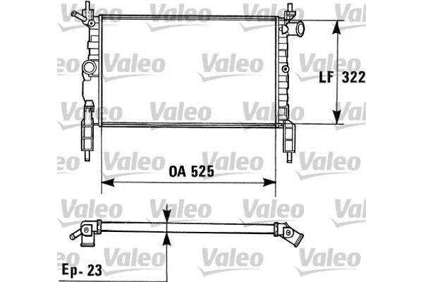 Valeo Ψυγείο, Ψύξη Κινητήρα - 730975