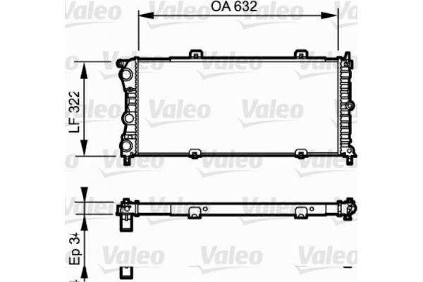 Valeo Ψυγείο, Ψύξη Κινητήρα - 730981