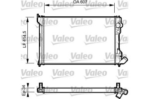 Valeo Ψυγείο, Ψύξη Κινητήρα - 730982
