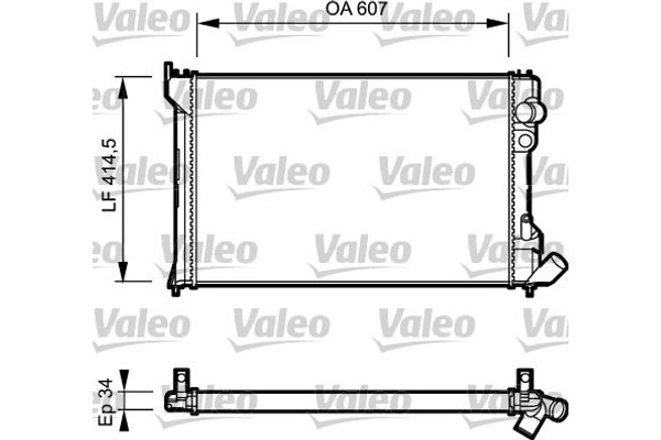 Valeo Ψυγείο, Ψύξη Κινητήρα - 730982