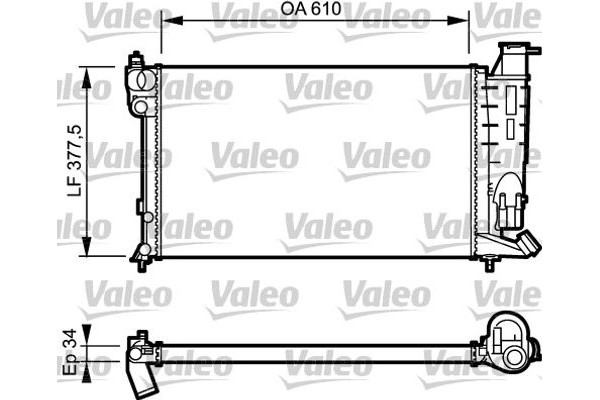 Valeo Ψυγείο, Ψύξη Κινητήρα - 730983