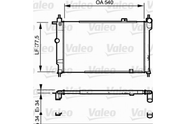 Valeo Ψυγείο, Ψύξη Κινητήρα - 730993