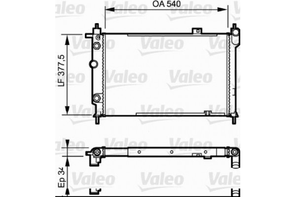 Valeo Ψυγείο, Ψύξη Κινητήρα - 730994