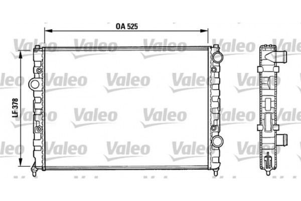 Valeo Ψυγείο, Ψύξη Κινητήρα - 731005