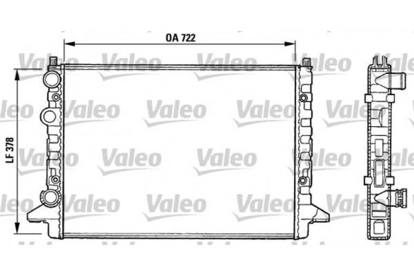 Valeo Ψυγείο, Ψύξη Κινητήρα - 731008