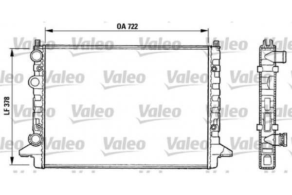 Valeo Ψυγείο, Ψύξη Κινητήρα - 731008