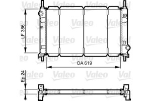 Valeo Ψυγείο, Ψύξη Κινητήρα - 731011