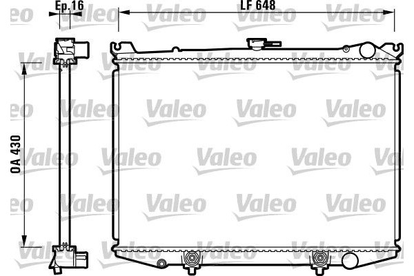 Valeo Ψυγείο, Ψύξη Κινητήρα - 731085