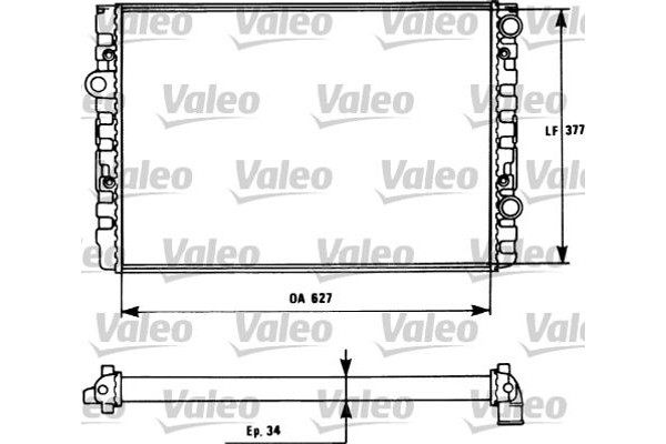 Valeo Ψυγείο, Ψύξη Κινητήρα - 731127