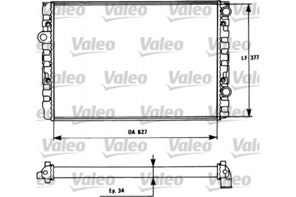 Valeo Ψυγείο, Ψύξη Κινητήρα - 731127