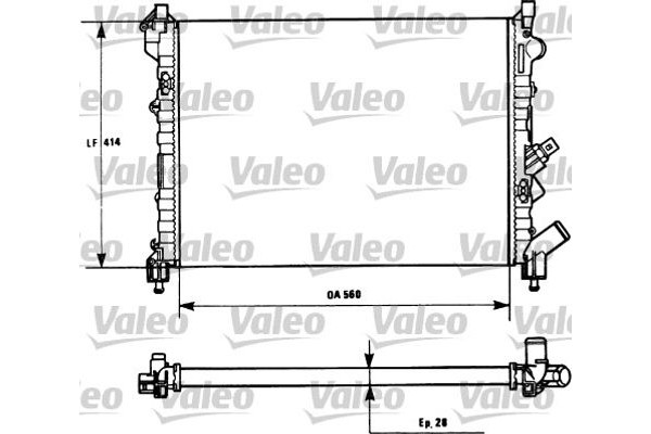 Valeo Ψυγείο, Ψύξη Κινητήρα - 731128