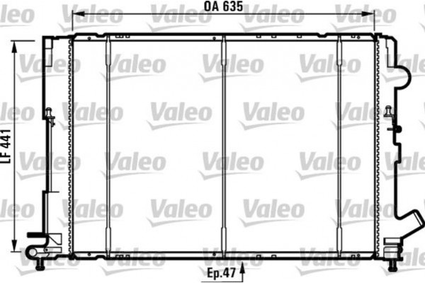 Valeo Ψυγείο, Ψύξη Κινητήρα - 731161