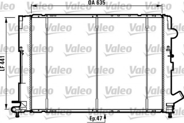 Valeo Ψυγείο, Ψύξη Κινητήρα - 731161