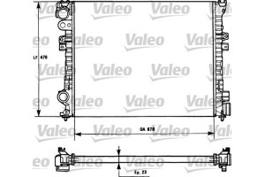 Valeo Ψυγείο, Ψύξη Κινητήρα - 731166