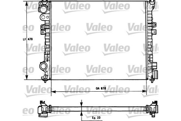 Valeo Ψυγείο, Ψύξη Κινητήρα - 731166