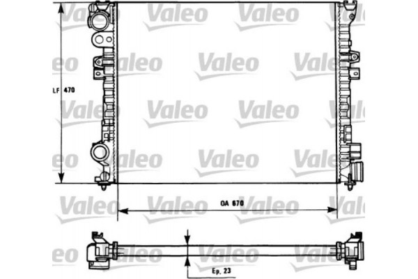 Valeo Ψυγείο, Ψύξη Κινητήρα - 731166