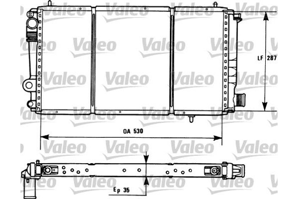 Valeo Ψυγείο, Ψύξη Κινητήρα - 731173