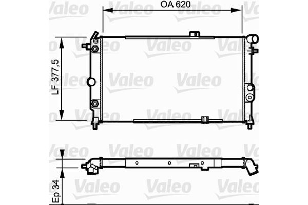 Valeo Ψυγείο, Ψύξη Κινητήρα - 731175