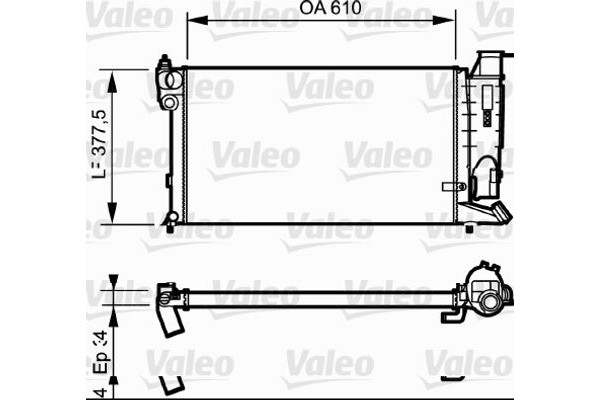 Valeo Ψυγείο, Ψύξη Κινητήρα - 731176