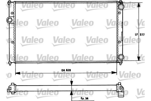 Valeo Ψυγείο, Ψύξη Κινητήρα - 731265