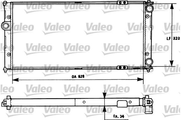 Valeo Ψυγείο, Ψύξη Κινητήρα - 731266