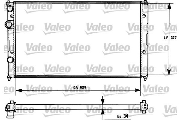 Valeo Ψυγείο, Ψύξη Κινητήρα - 731267