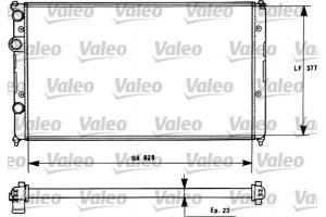Valeo Ψυγείο, Ψύξη Κινητήρα - 731268