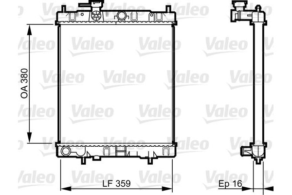 Valeo Ψυγείο, Ψύξη Κινητήρα - 731287