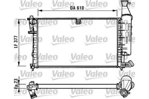 Valeo Ψυγείο, Ψύξη Κινητήρα - 731296