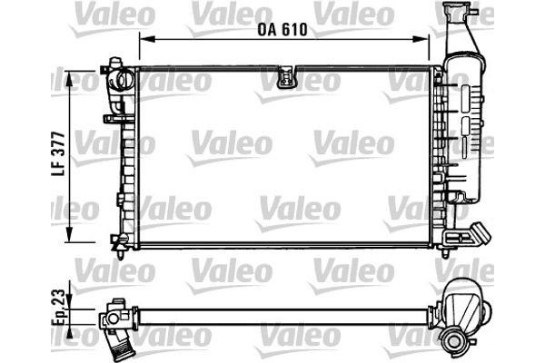 Valeo Ψυγείο, Ψύξη Κινητήρα - 731296