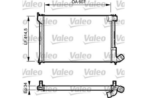 Valeo Ψυγείο, Ψύξη Κινητήρα - 731297