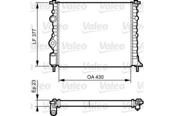 Valeo Ψυγείο, Ψύξη Κινητήρα - 731378