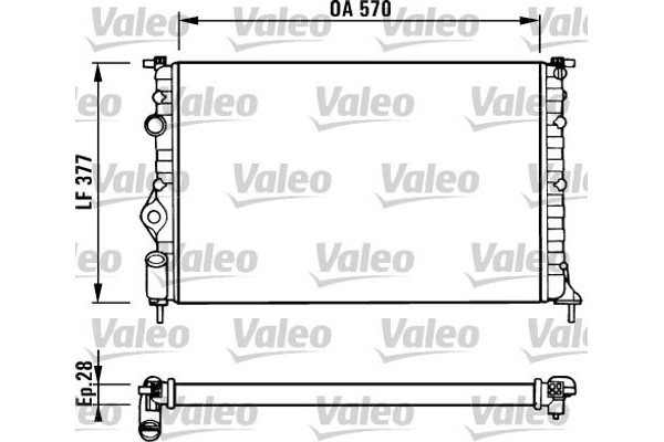 Valeo Ψυγείο, Ψύξη Κινητήρα - 731379