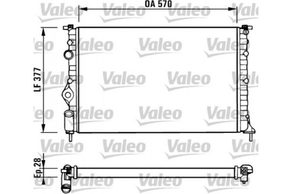 Valeo Ψυγείο, Ψύξη Κινητήρα - 731379