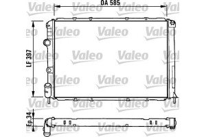 Valeo Ψυγείο, Ψύξη Κινητήρα - 731380