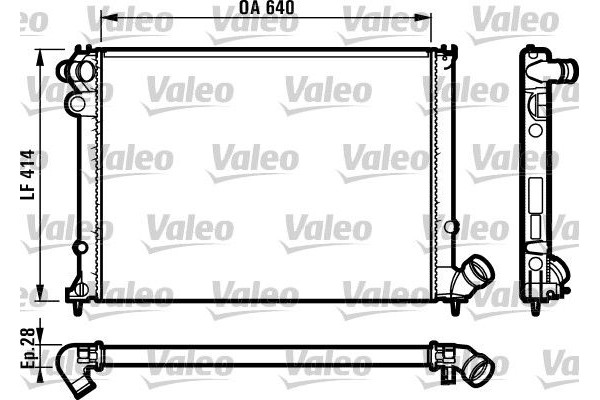 Valeo Ψυγείο, Ψύξη Κινητήρα - 731381