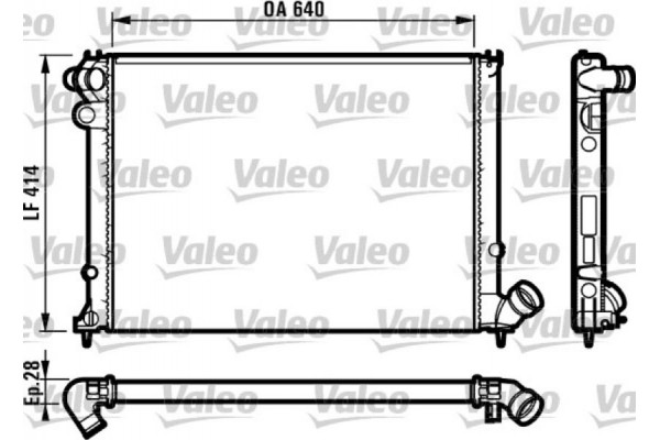 Valeo Ψυγείο, Ψύξη Κινητήρα - 731381