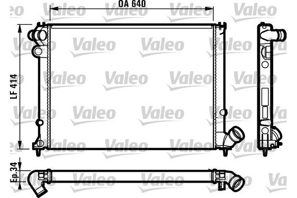 Valeo Ψυγείο, Ψύξη Κινητήρα - 731382