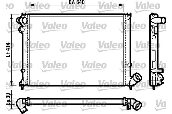 Valeo Ψυγείο, Ψύξη Κινητήρα - 731383